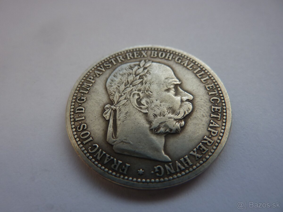 R-U vzácna 1 koruna 1892 bz vo veľmi peknom stave - 14