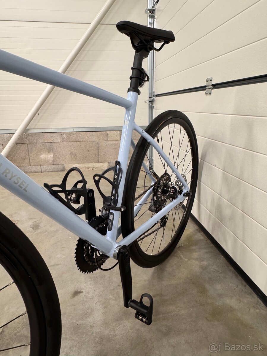 Cestný bicykel EDR AF Microshift Sword 2x10r svetlomodrý - 14