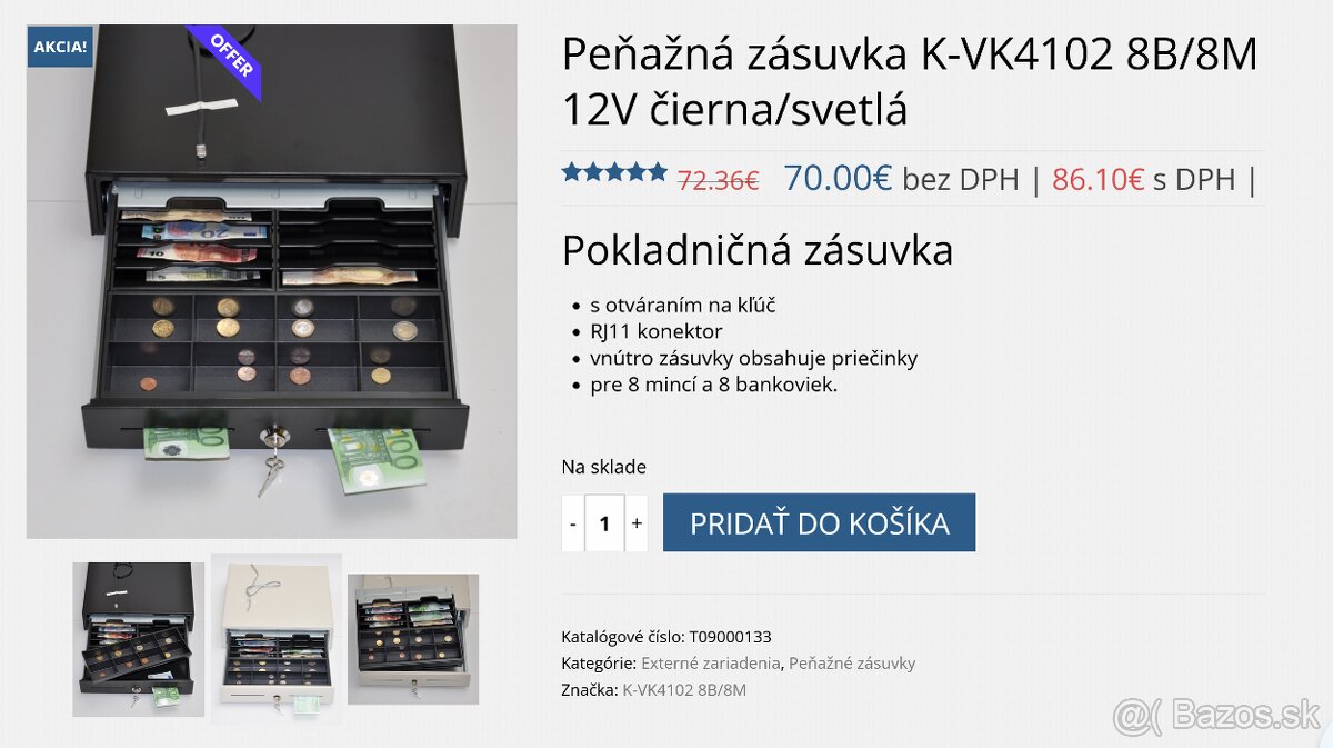 Peňažná zásuvka K-VK4102 - 14