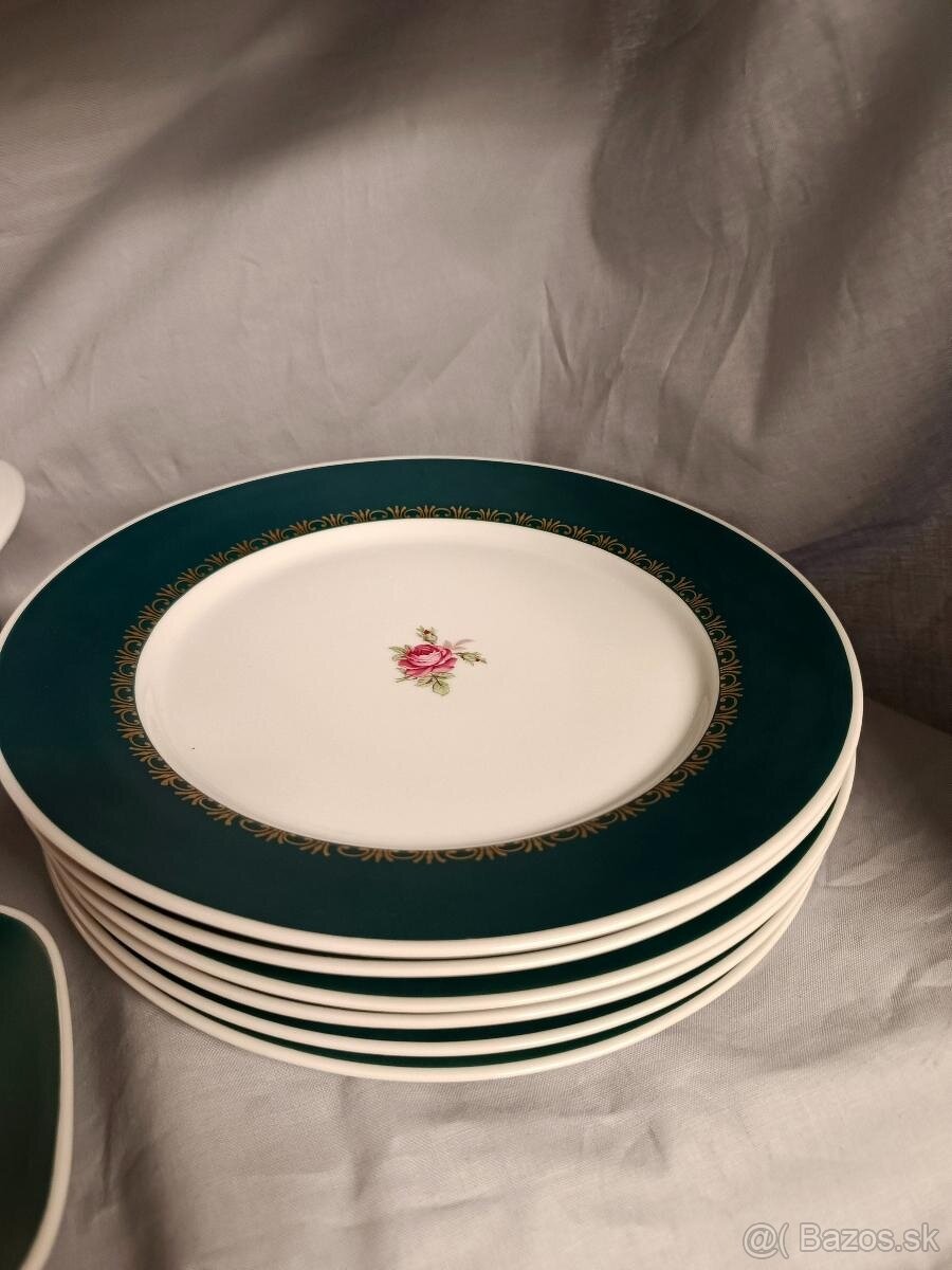 Jedálenský porcelánový servis - J. Ježek, Nefertiti, Loučky - 14