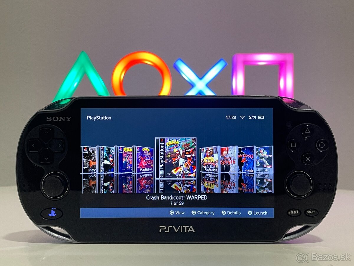 PS Vita Crystal Black OLED 256 GB 5000 hier -komplet balenie - 14