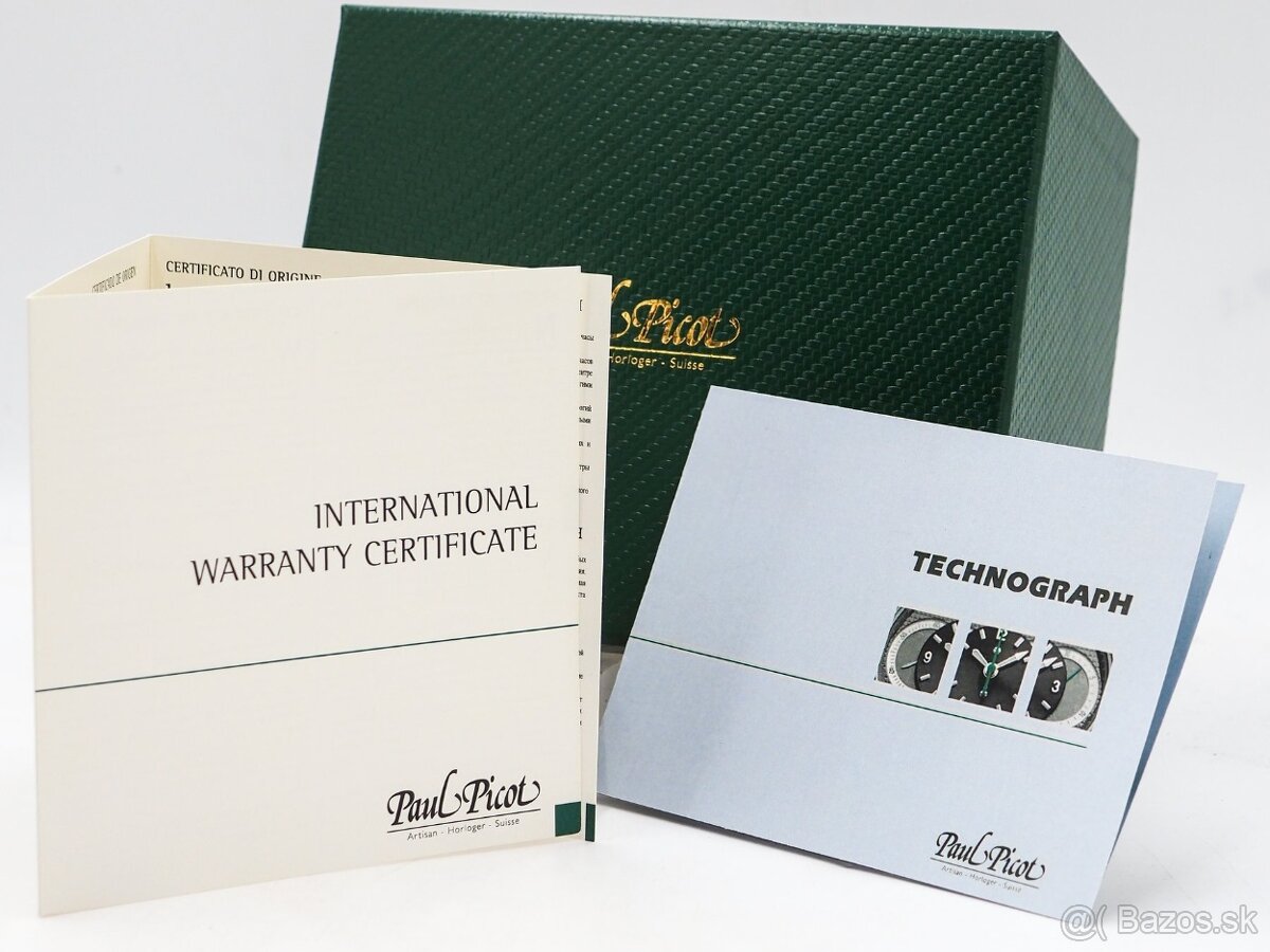 Paul Picot, model Technograph, originál hodinky / Netklé / - 14