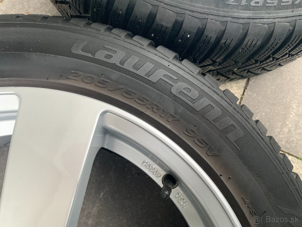 DEZENT elektróny 4x100 R17 + 205/55 R17 zimné pneu Laufen - 14