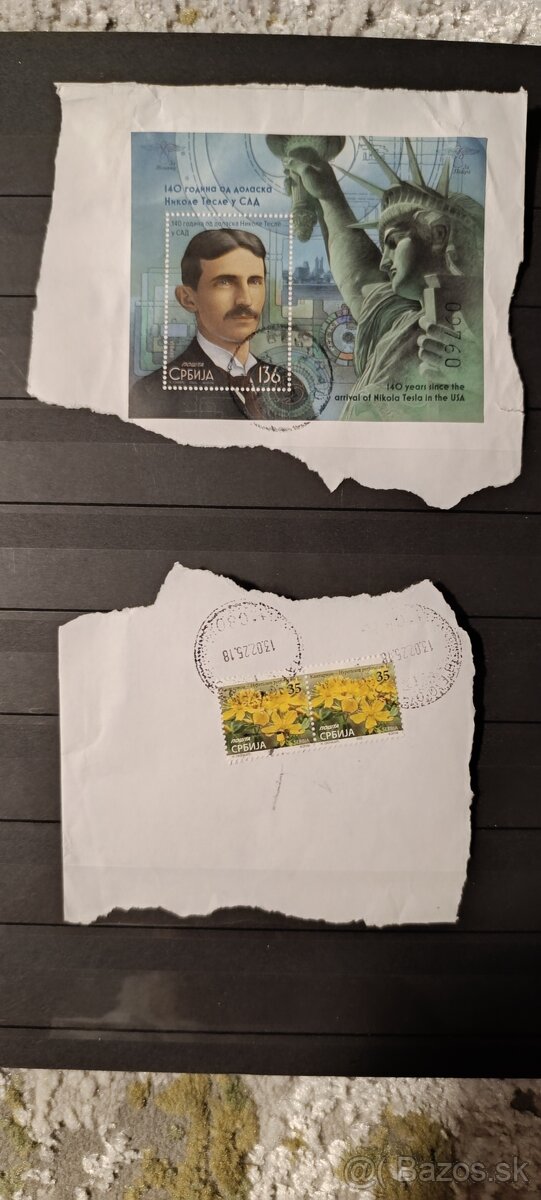 Poštove známky na obalkach - 14