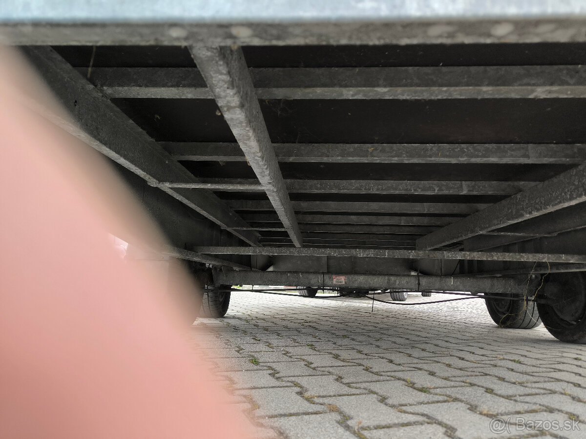 Nákladný príves UNIKOL s plachtou, nosnosť 2420 kg - 14
