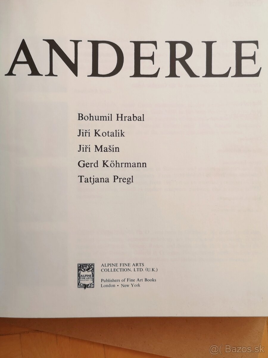 JIŘÍ ANDERLE - monografia (1983) - 14