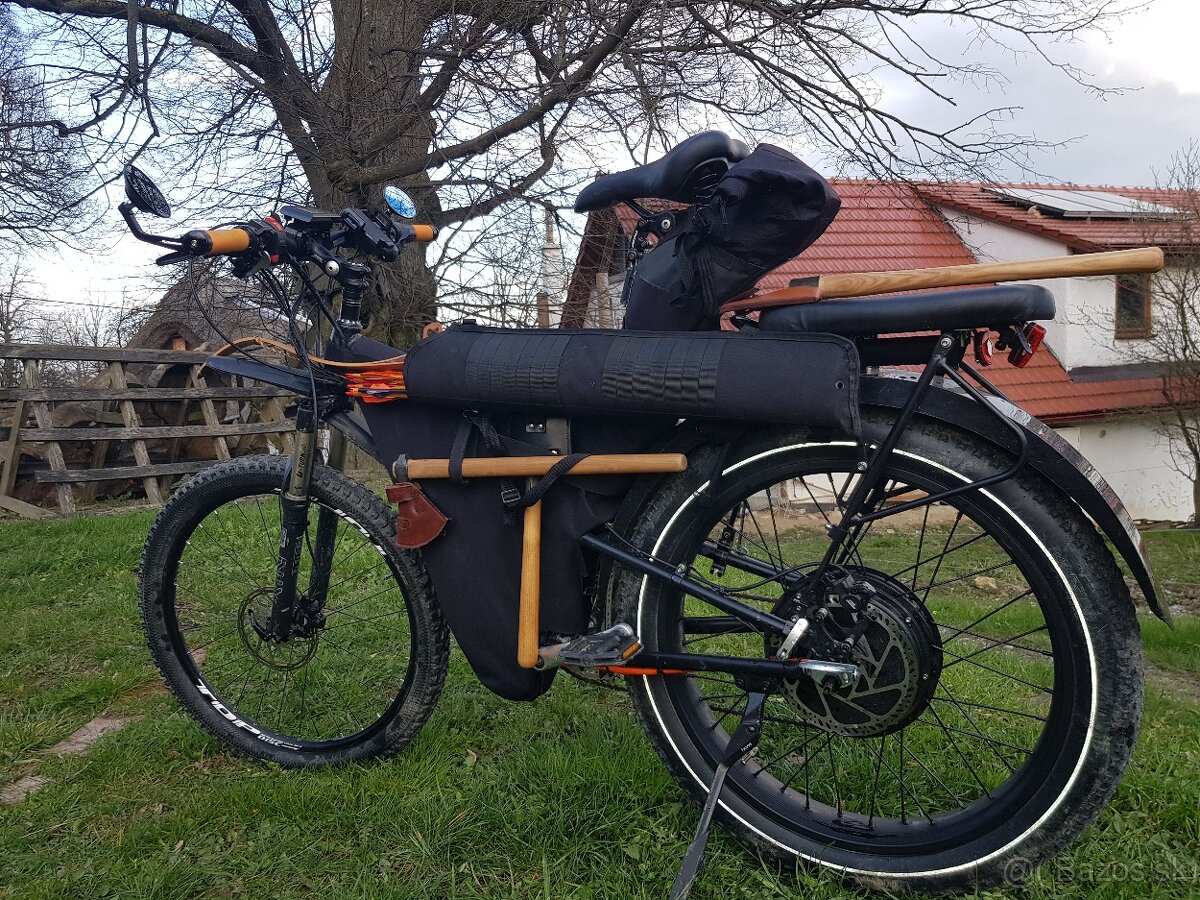 Elektromotorka 5000W / skladaci a rýchly postapo ebike - 14
