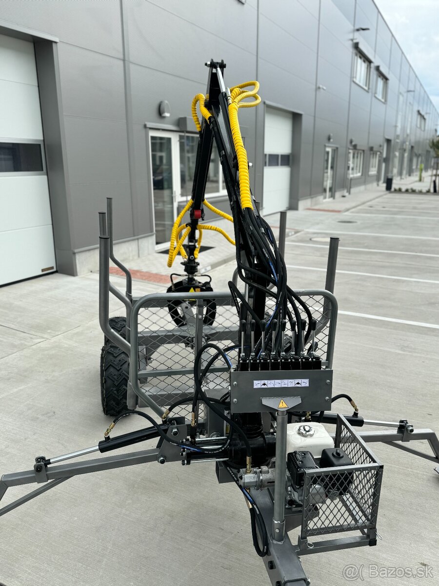 Vývozka - príves na drevo JANSEN HRW-30 3T - 14