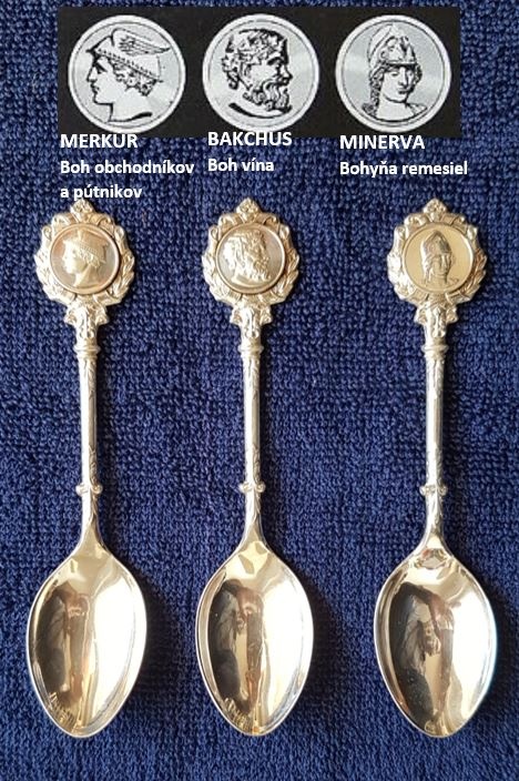 Investičné Striebro–zberateľská sada bohov Ríma-Londýn 1971 - 14