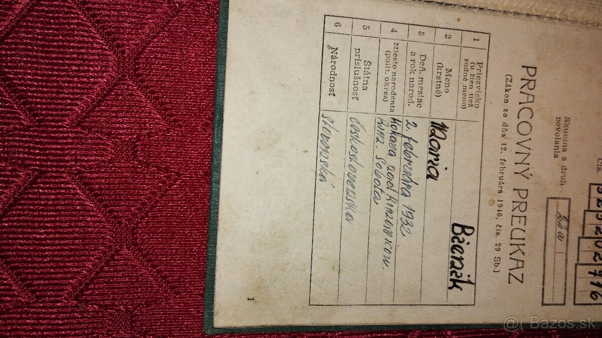 Preukazy rôzne - 14