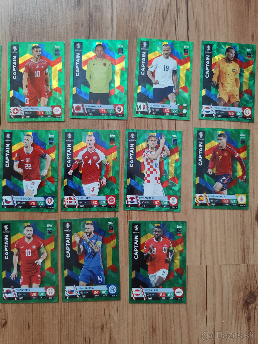 Euro 2024 Futbalové kartičky Match Attax - Paralelky - 14