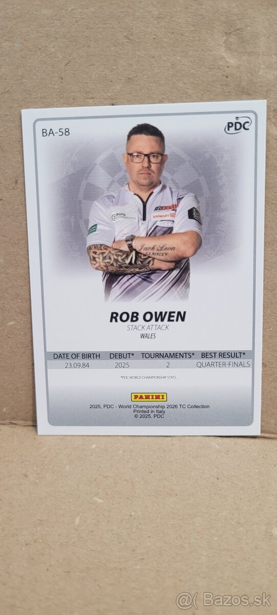 Hráči PDC Darts Šípky #5 2026 - 14