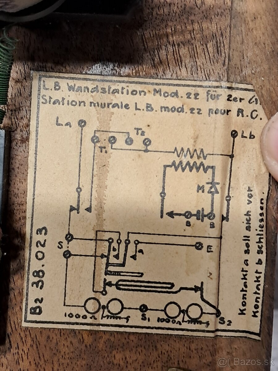 Starožitný telefón - model 22 - 14