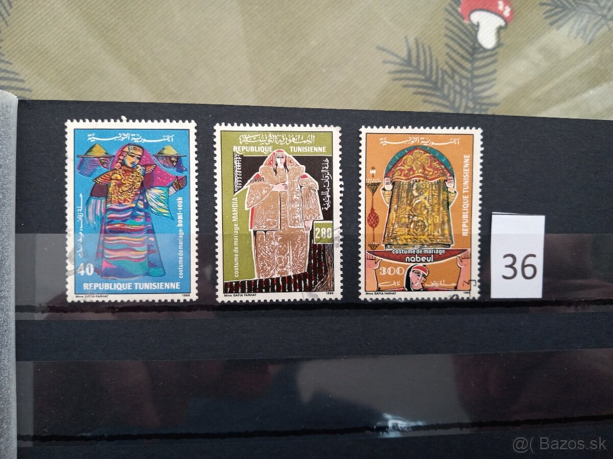 Poštové známky č.581 - AFRICKÉ ŠTÁTY II. - 20 ks sérií - 14