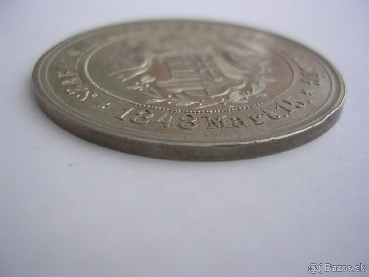 Strieborná a bronzová medaila 1874 ARAD - 14