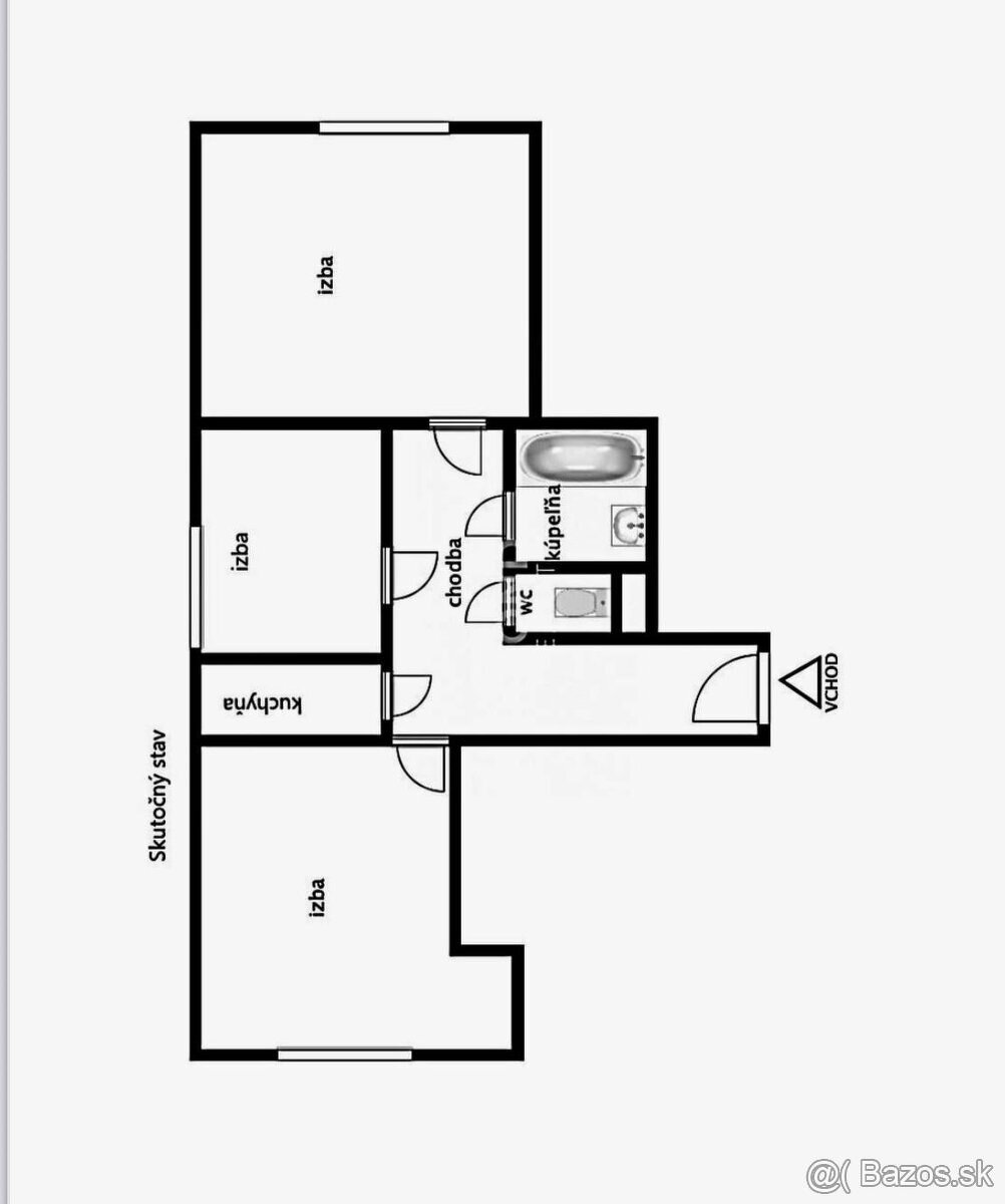 3 izb byt BA Staré Mesto - 14