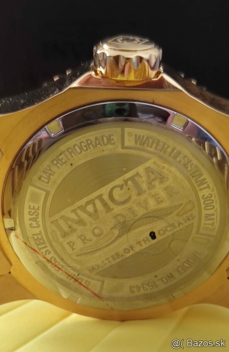 USA Hodinky Invicta 300 m vodotesné, otočné - 14