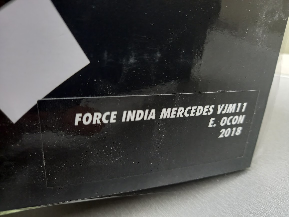 F1 BWT FORCE INDIA MERCEDES VJM11 OCON MINICHAMPS 1:18 - 14