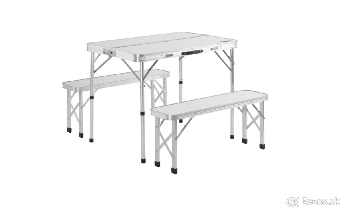 Skladaci kempingový set - 3 farby - zloženie do kufríka - 14