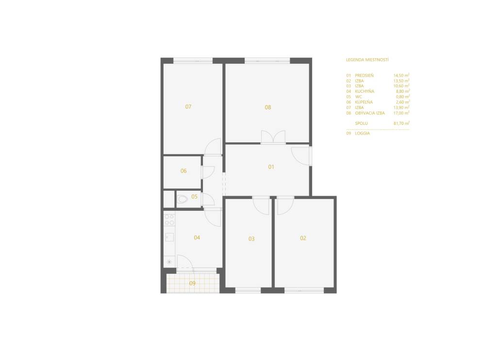 Babony TRE I Priestranný 4-izbový byt v Petržalke s výbornou - 14