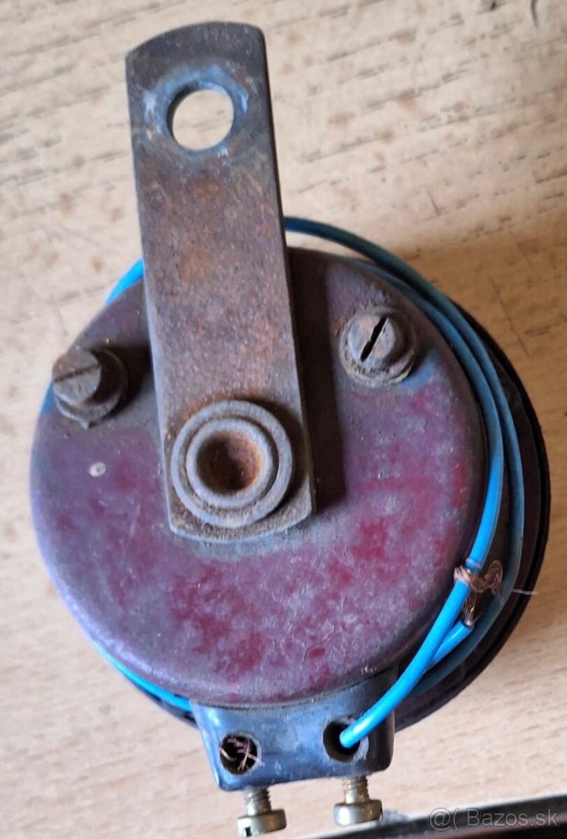 Auto moto díly - veterán, klakson Jawa 550 pařez - 14