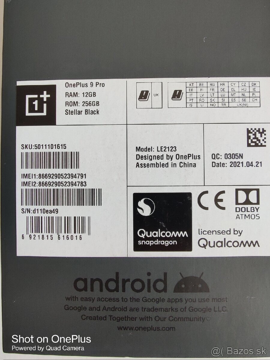 OnePlus 9 Pro 12/256GB Black - 14