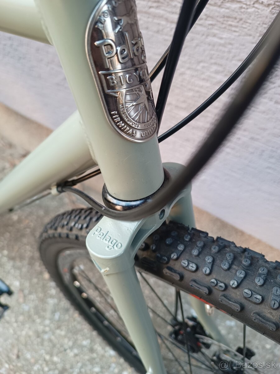 PELAGO gravel bajk / cestovny /expedicny bicykel,ocelovy ram - 14