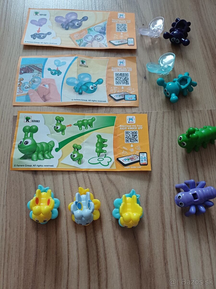 Kinder figurky 1 - 14