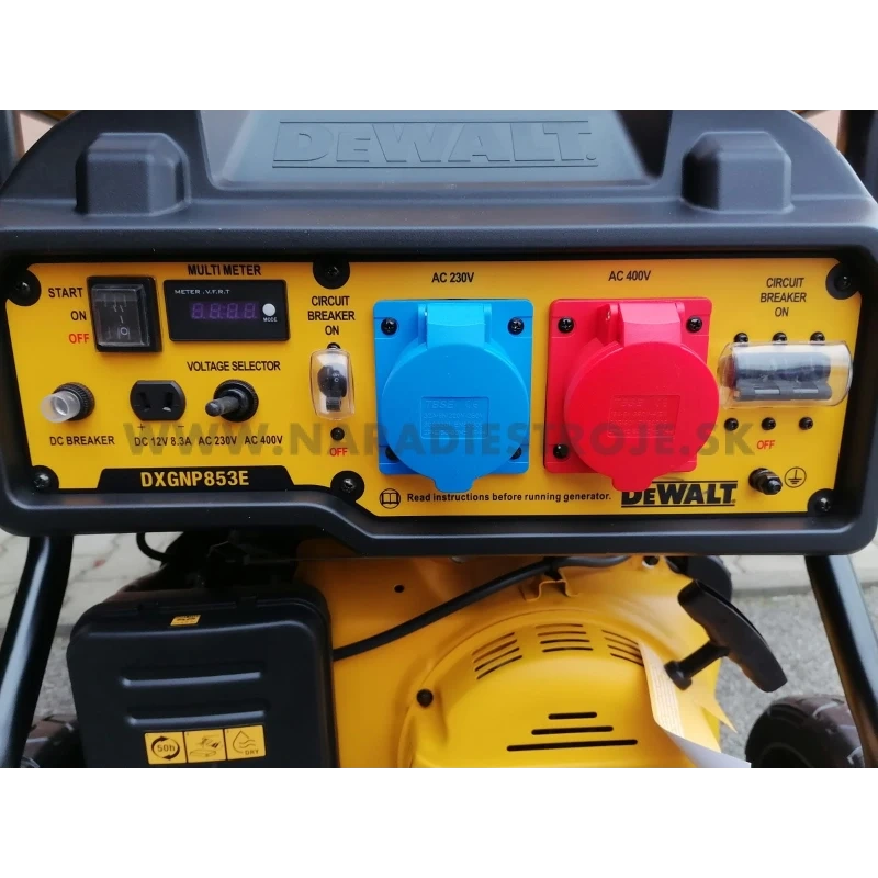 benzínová trojfázová elektrocentrála - 14