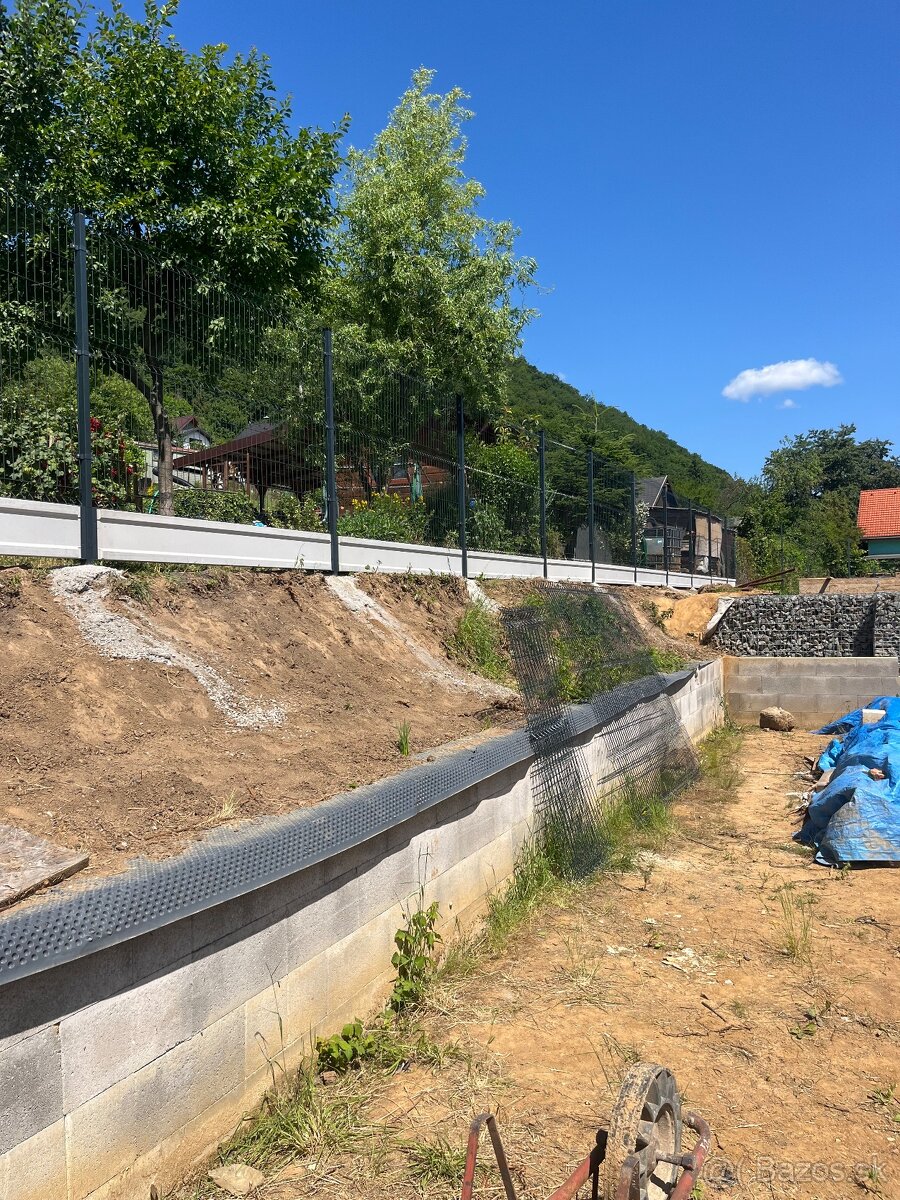 Gabionove múry,hrubé stavby - 14