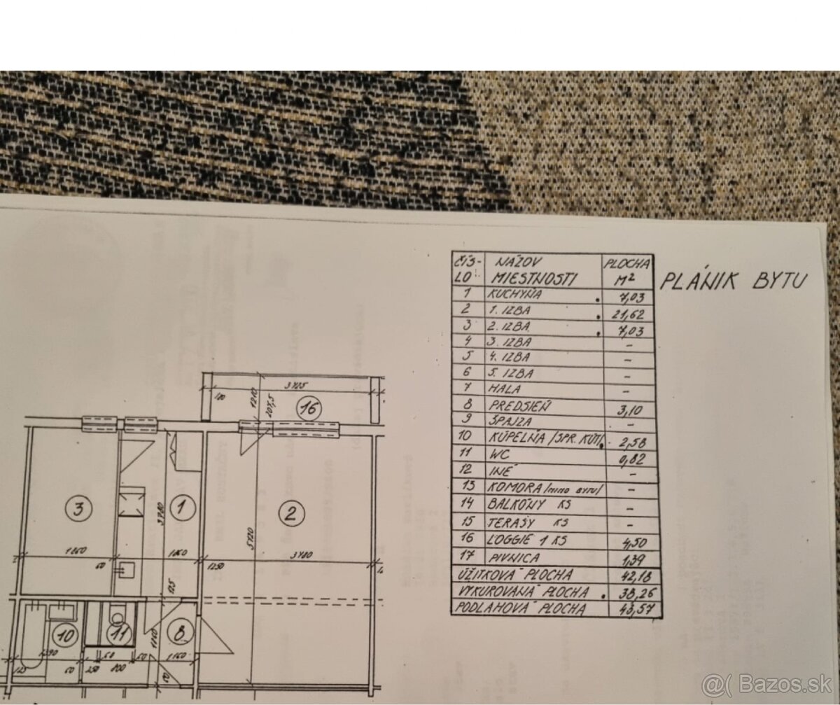 Treef ponuka na predaj 2-izbový byt / Radarová-Bratislava - 14