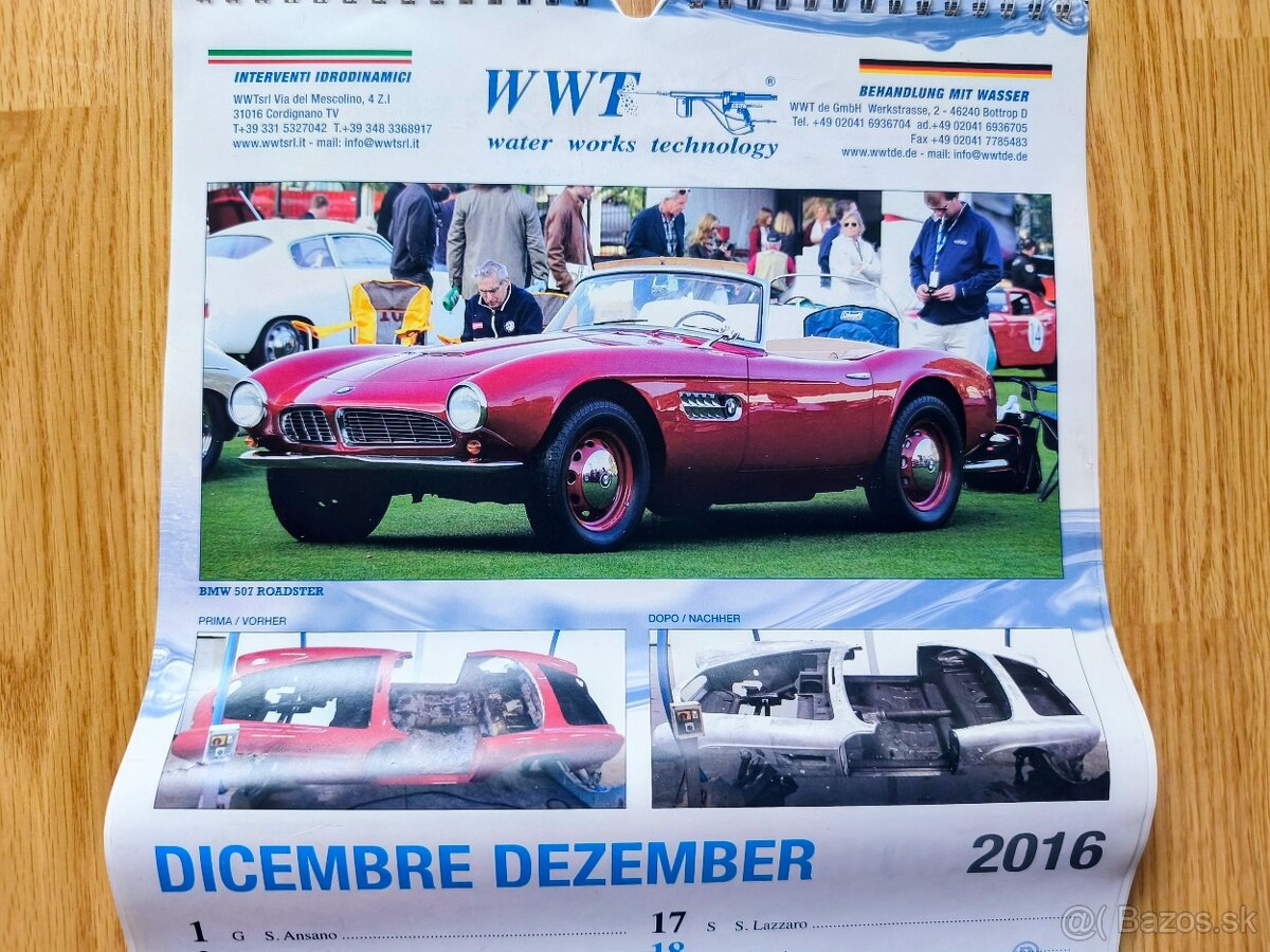 talianske nástenné kalendáre 2016 - 14