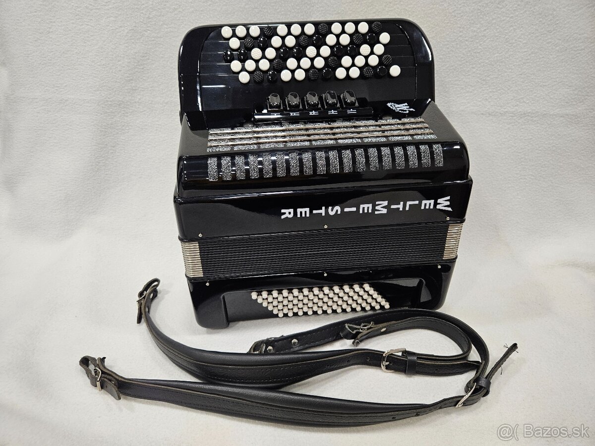 Chromaticky akordeon wrltmeister romance 603 - 14