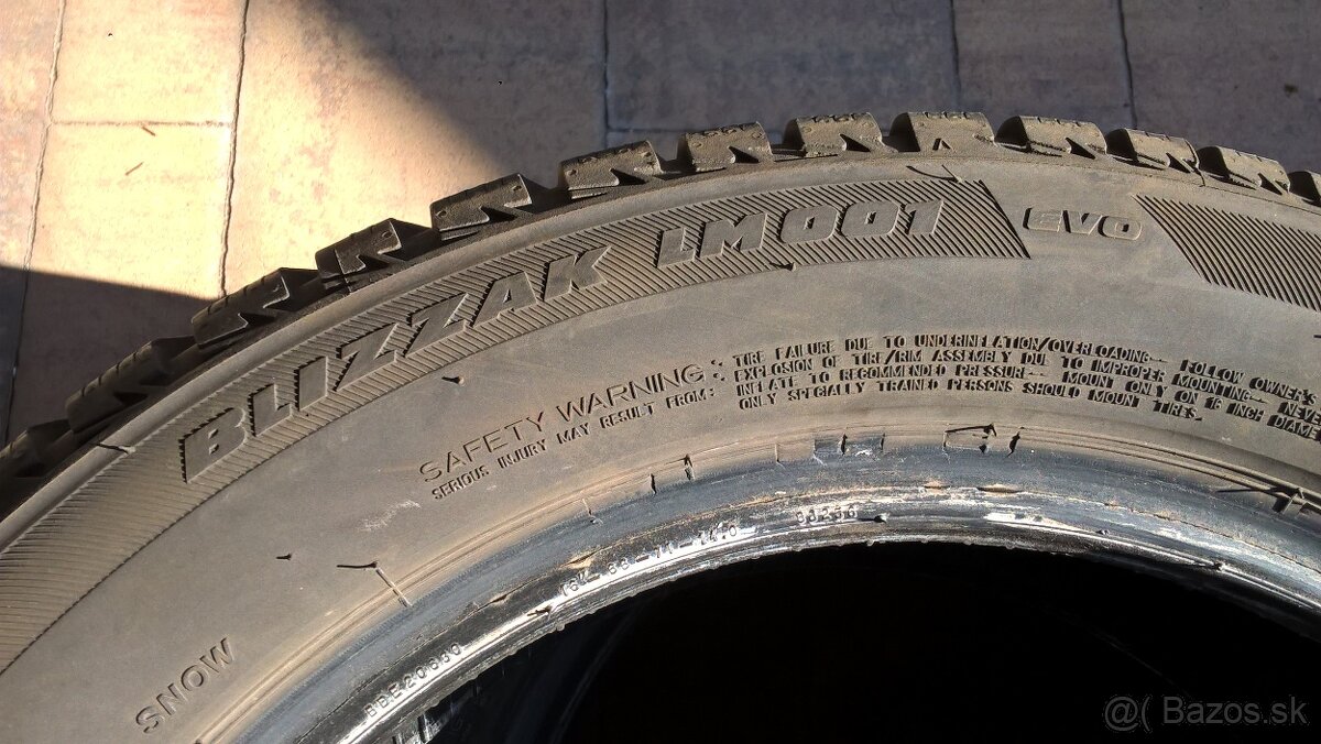 2+2 ks ZIMNÉ 205/55 R16 91H dezén cca 7 mm - UŽ OD 90-€/sada - 14