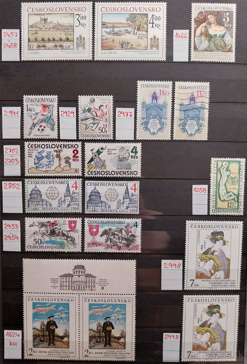 Známky ČSR – 1 - 14