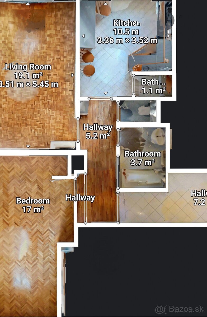 Predaj 2 izbového bytu Zvolen centrum - 14