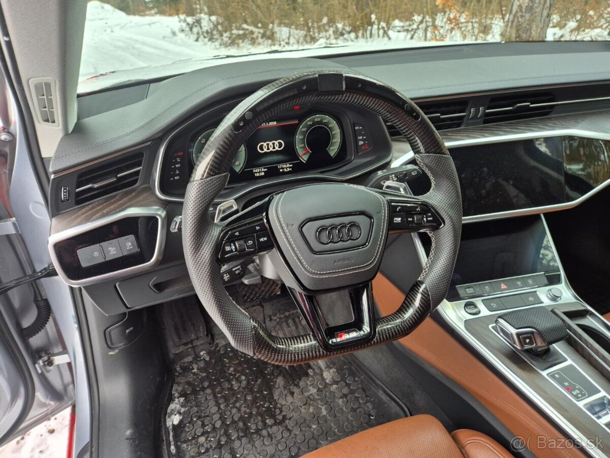 -AUDI VOLANT KARBONOVY A6 A7 C8 Q8 S8 SQ8 E-TRON - 14