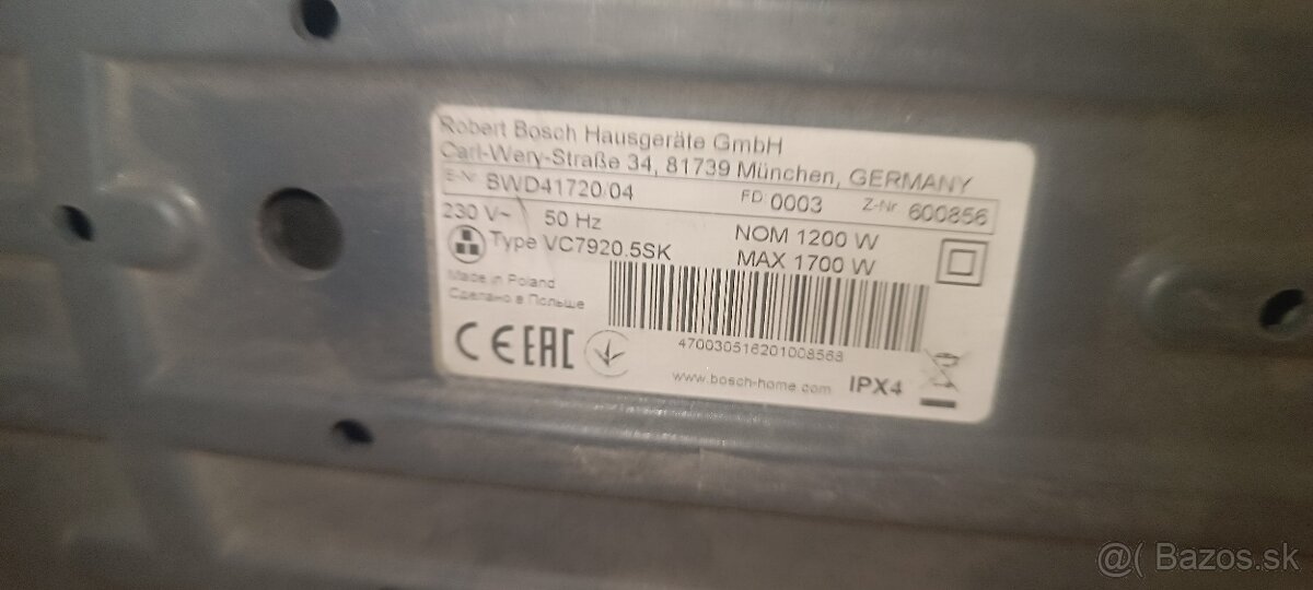 Vysávač Bosch - 14