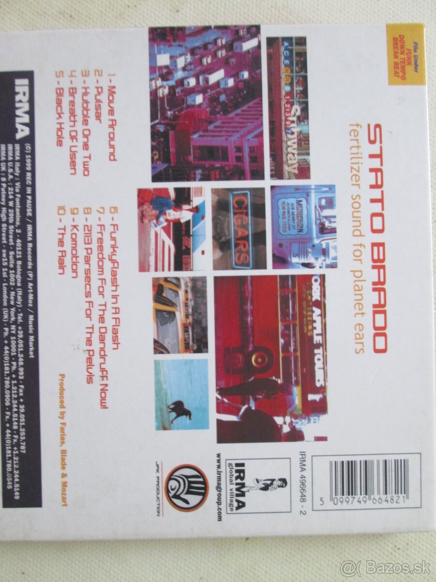 Dance, Etno, Synthesizer, Electronic, Relax music na CD. - 14