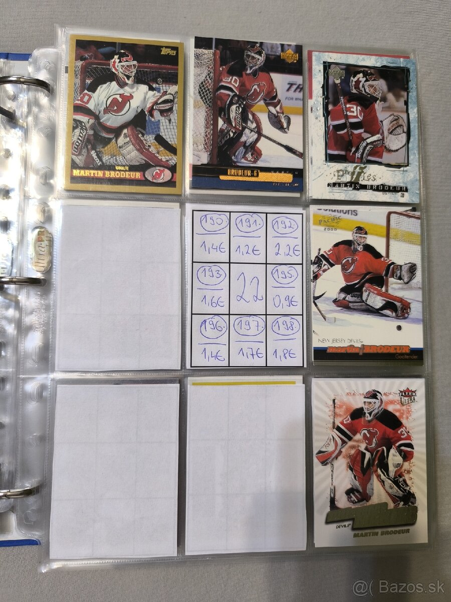 Hokejové kartičky - Martin Brodeur 1 - 14