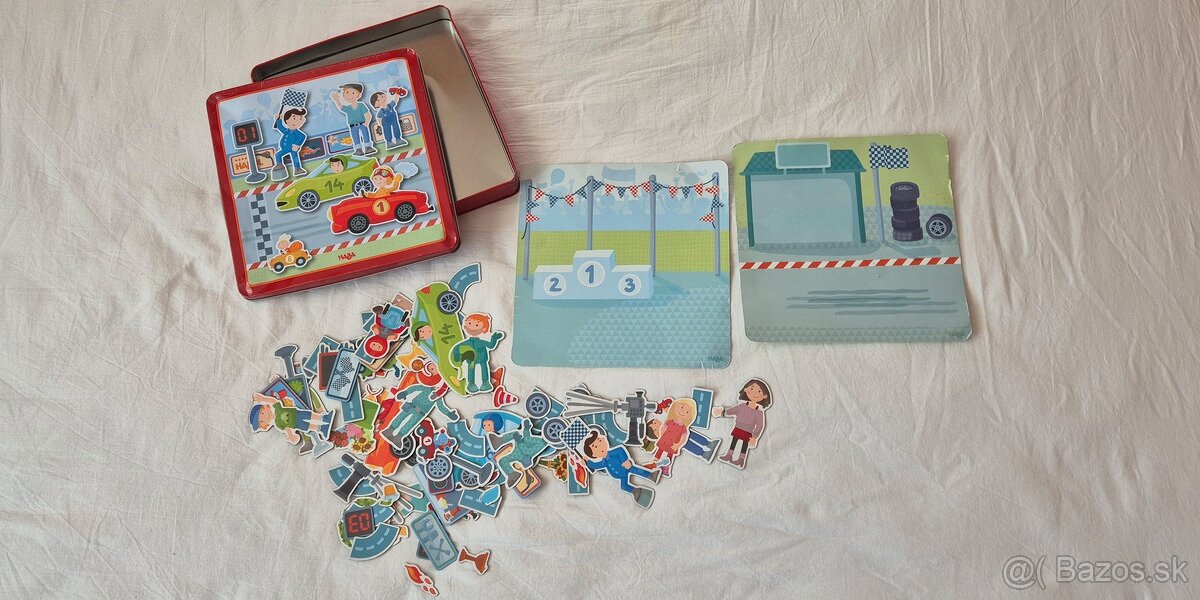 Magnetická knižka Barvy a Magnetická hra Autá - 14