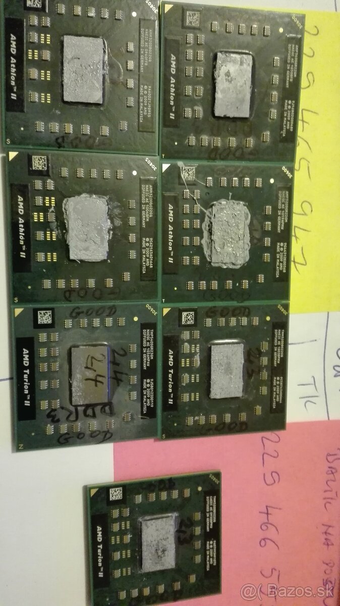 CPU. Procesor. HDD rámček. WIFI. GSM modul. - 14