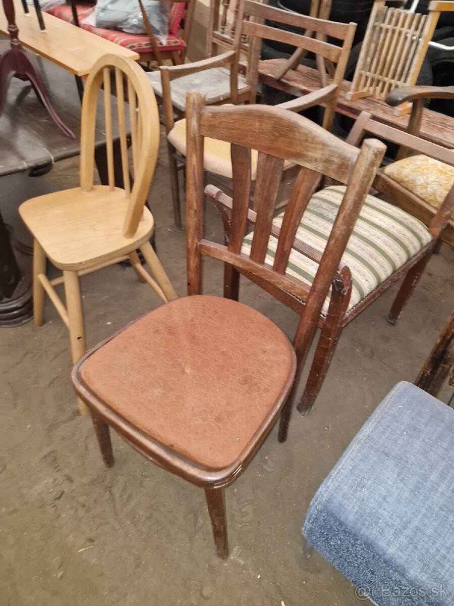 Retro nábytok stoličky... - 14