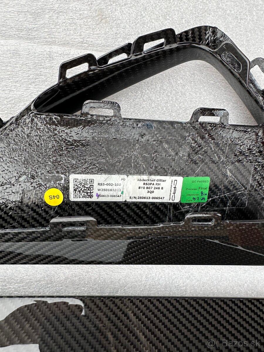 AUDI RS3 FACELIFT 2025 8Y.5 CARBON PREDNY ZADNY NARAZNIK - 14