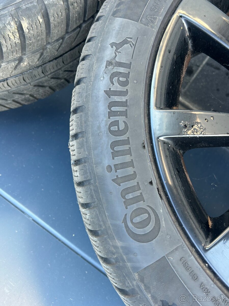 Originál BMW disky na zimných pneu 245/45 R18 Continental - 14