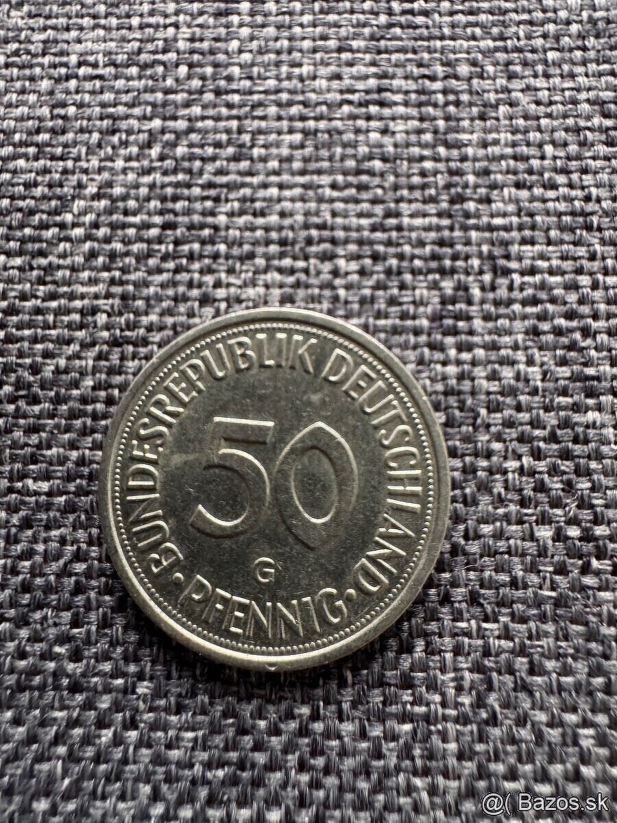 Nemecko - 50 Pfennig 7 ks : 1950, 1966, 1979, 1990, 1992 - 14