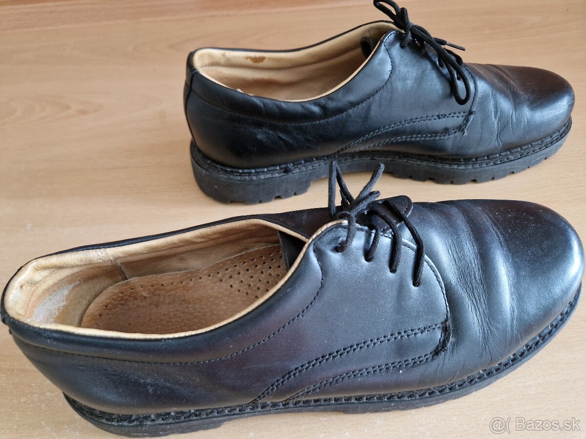5 ks topánky pánske kožené, dĺžka 29 cm - 14