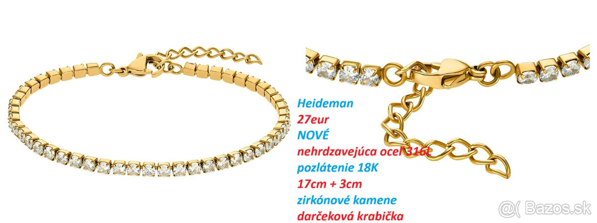 Náhrdelník s krížikom, Náramok s krížikom/bez krížika - 14