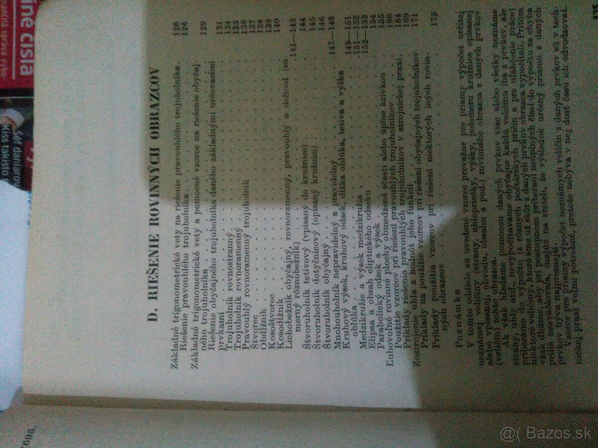 Technická príručka -tabulky r.1958 - 14