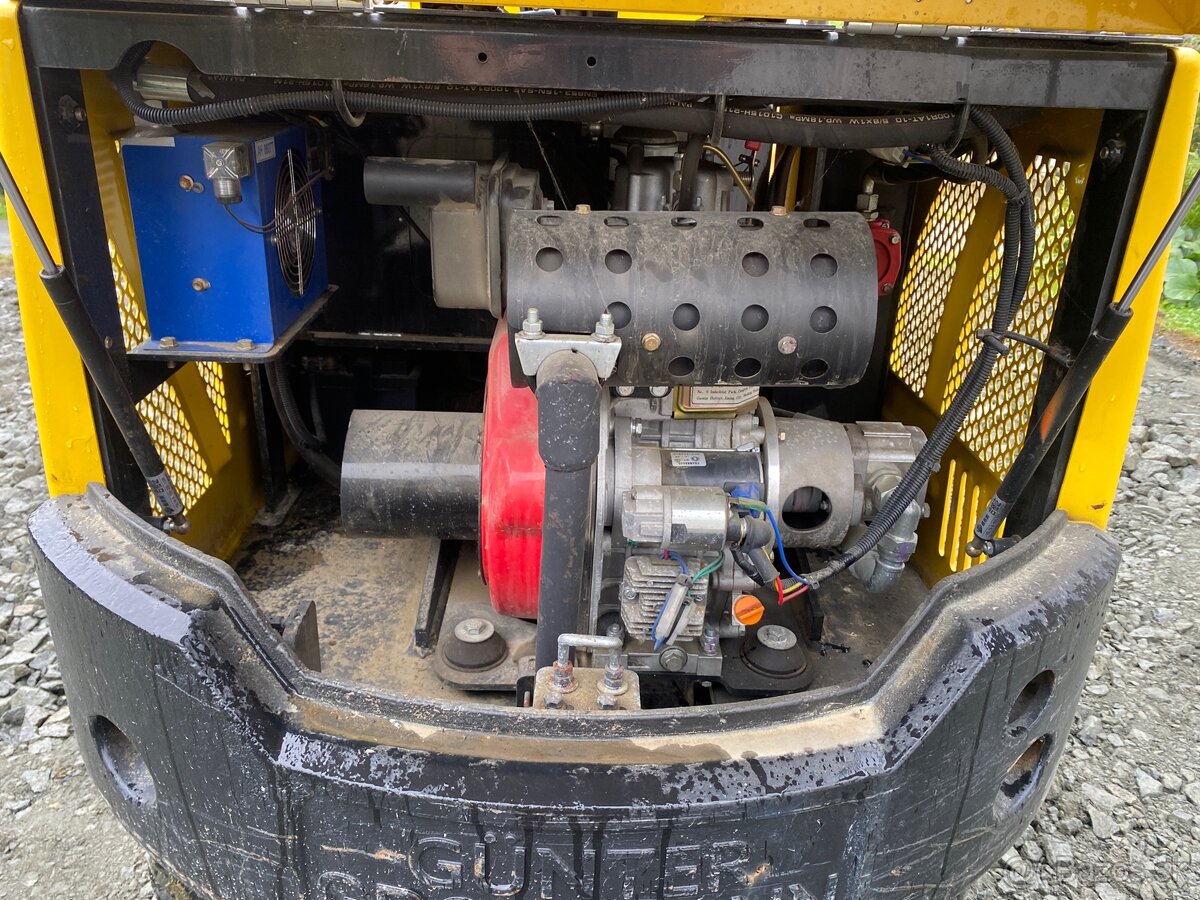 Predám minibager Günter Grossman GG800 - 14